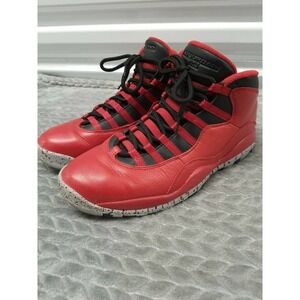 Nike Air Jordan 10 Retro 30th Anniversary Bulls Over Broadway Size 11 Red Black‎